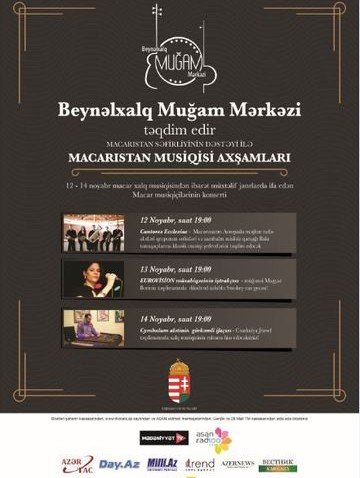 АЗЕРБАЙДЖАН. В Баку состоится концертный проект "Венгерские музыкальные вечера"