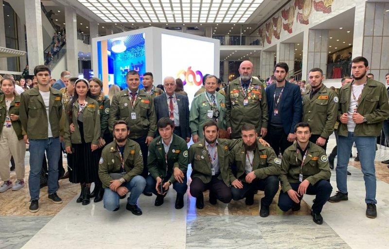ЧЕЧНЯ. Чеченская делегация приняла участие во Всеросссийском слете студенческих отрядов