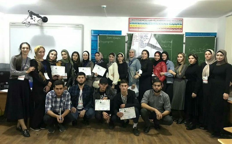 ЧЕЧНЯ. Чеченские молодогвардейцы приняли участие в Республиканской школе студенческих вожатых