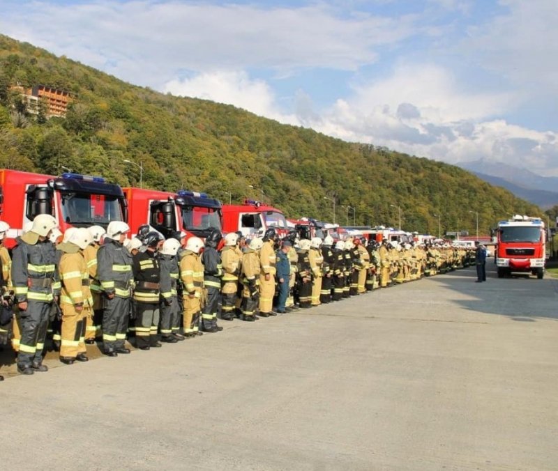 ЧЕЧНЯ. Пожарные из Чечни в составе группировки МЧС обеспечат безопасность саммита «Россия-Африка»