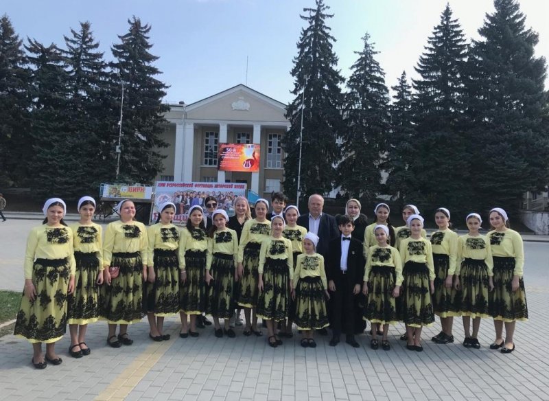 ЧЕЧНЯ. Чеченский детский хоровой коллектив «Родничок» стал лауреатом окружного этапа всероссийского фестиваля