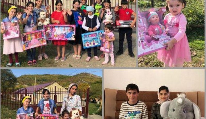 ЧЕЧНЯ. Фонд Кадырова вручил подарки 40 детям из села Рогун-Кажа