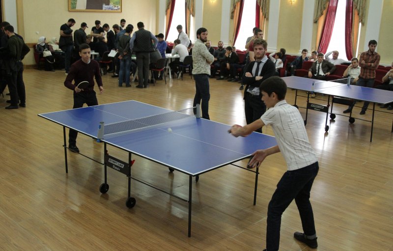 ЧЕЧНЯ. Молодежные состязания по быстрым шахматам, шашкам и настольному теннису прошли в Грозном