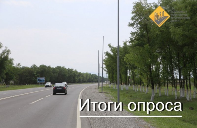ЧЕЧНЯ. Подведены итоги опроса по организации ремонтных работ, проводимых в рамках нацпроекта «Безопасные и качественные автомобильные дороги» в Чечне