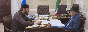 ЧЕЧНЯ. Председатель Парламента Чечни встретился с общественным деятелем из Ингушетии Муссой Зурабовым
