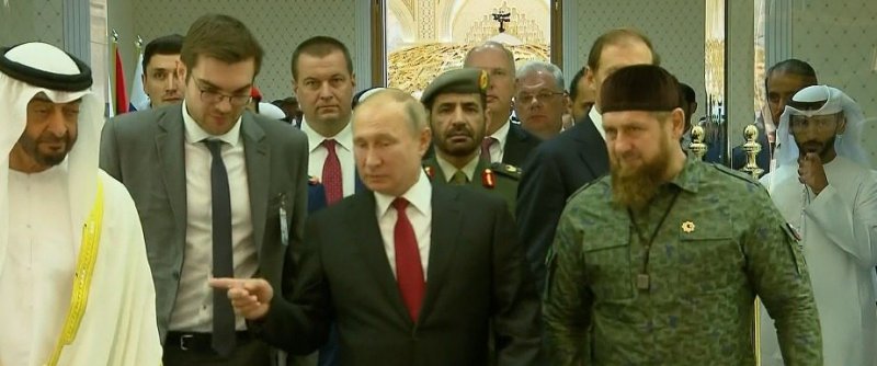 ЧЕЧНЯ. Рамзан Кадыров сопровождает Президента России во время его государственного визита в ОАЭ