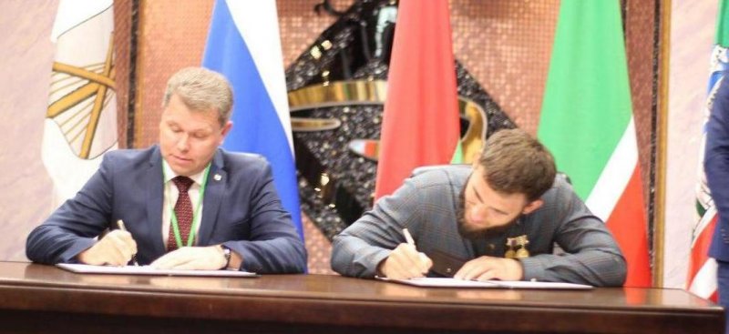 ЧЕЧНЯ.В день своего 201-летия Грозный подписал несколько соглашений о сотрудничестве