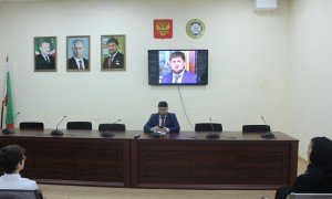 ЧЕЧНЯ.  В Мемориальном комплексе Славы прошла лекция: «Герой РФ Кадыров Р.А. - чеченский государственный деятель».