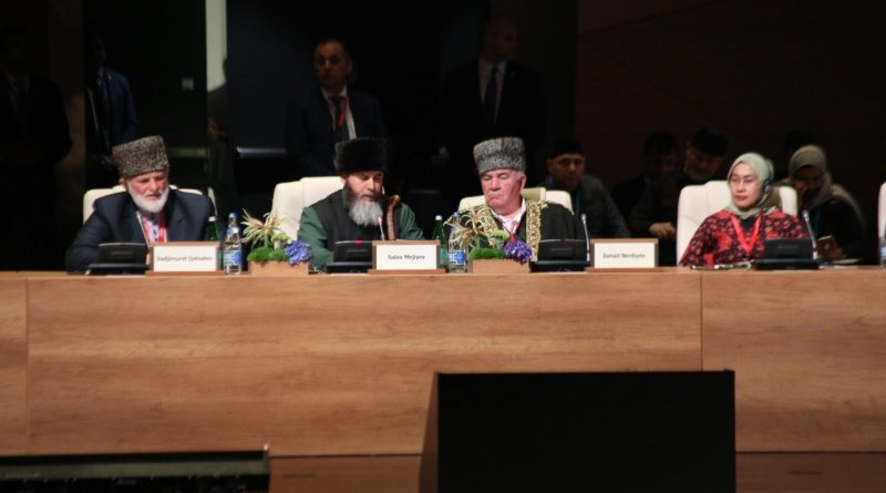 ЧЕЧНЯ. Муфтий Чечни принял участие в работе Бакинского саммита религиозных лидеров мира