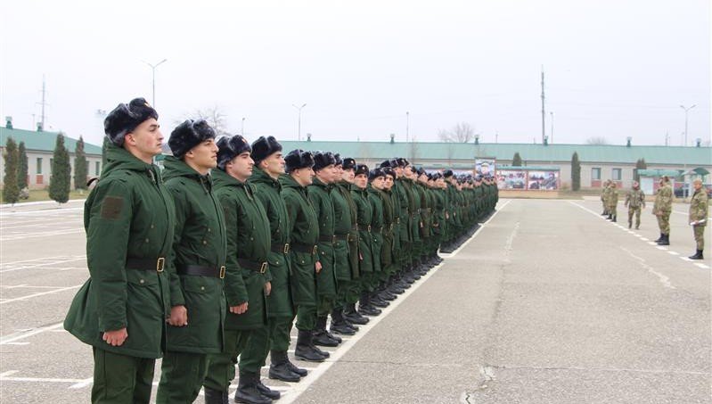 ЧЕЧНЯ. 100 новобранцев из Чеченской Республики пополнили ряды Росгвардии