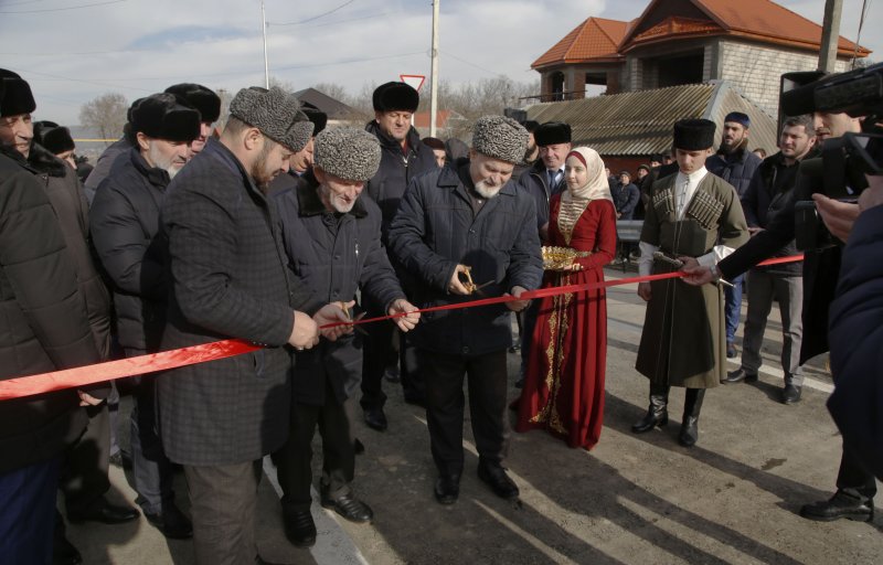 ЧЕЧНЯ. В Чечне открыли мост,соединяющий Курчалоевский и Ножай-Юртовский районы