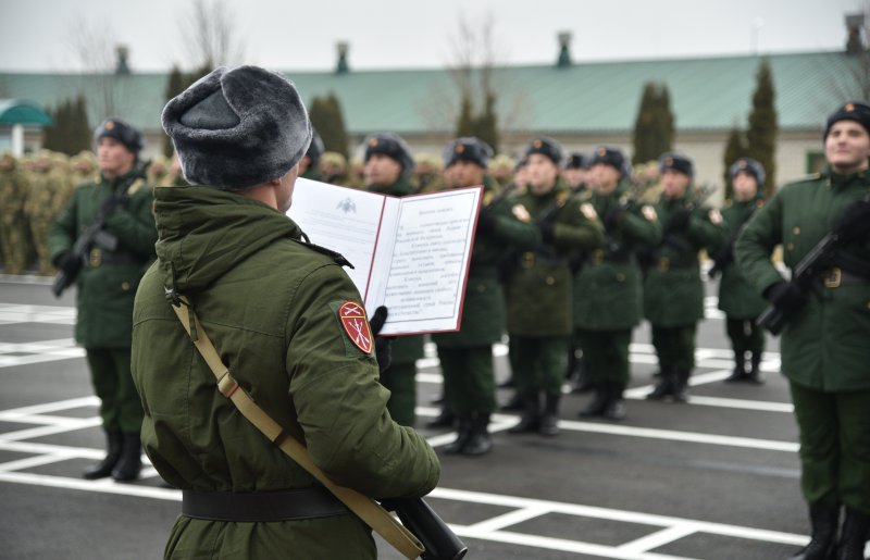 ЧЕЧНЯ. В Грозном новобранцы Росгвардии торжественно присягнули на верность отечеству