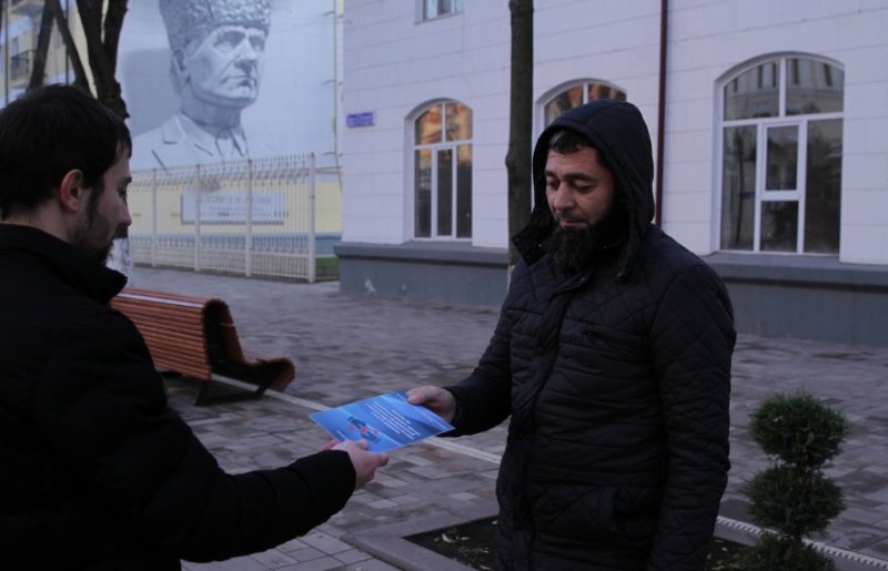 ЧЕЧНЯ. Акция "Мы против коррупции" прошла в г. Грозный