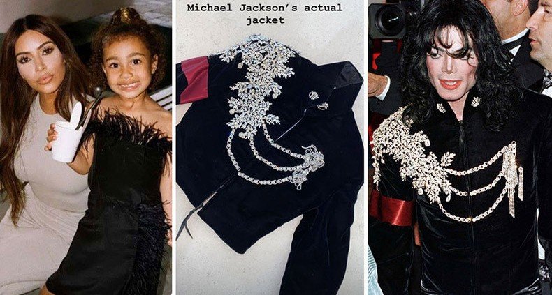 Ким Кардашьян перешила для дочери жакет Майкла Джексона