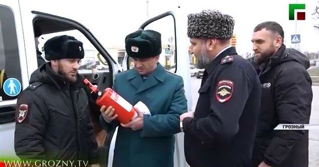 ЧЕЧНЯ. Акция на дорогах Чечни поможет предотвратить пожары в автомобилях (видео)