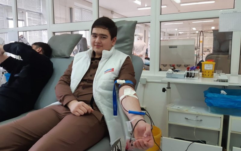 ЧЕЧНЯ. Более 50 добровольцев сдали кровь на республиканской станции переливании крови
