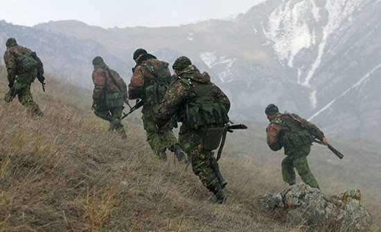 ЧЕЧНЯ. На горном полигоне в Чечне прошли стрельбы мотострелков