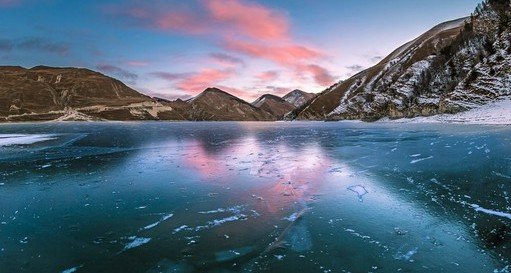 ЧЕЧНЯ. На Кезеное замерили толщину льда