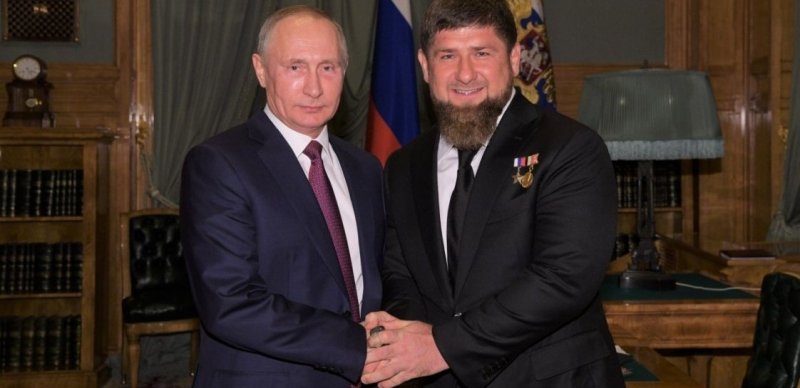 ЧЕЧНЯ. Рамзан Кадыров поздравил Владимира Путина с наступающим Новым годом
