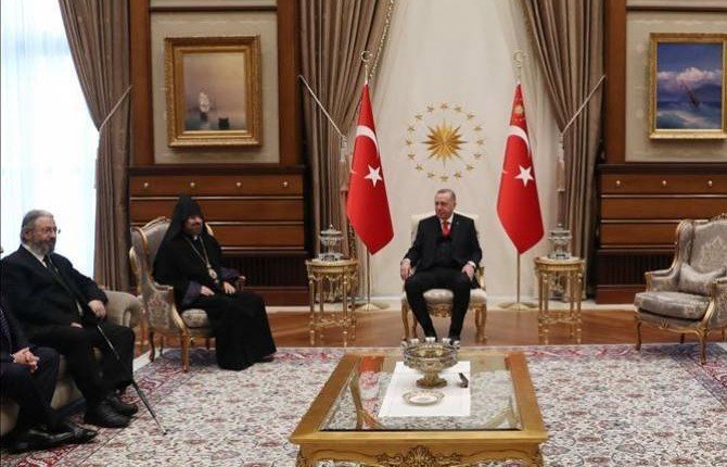 Эрдоган принял Армянского Константинопольского патриарха
