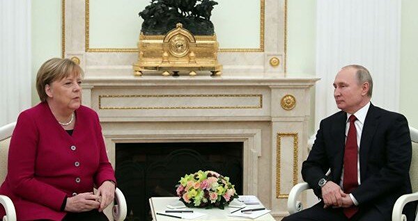 Переговоры Путина и Меркель длились 3,5 часа