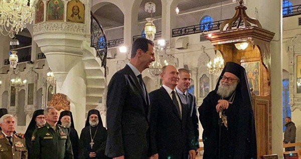 Путин посетил российский командный пункт в Сирии