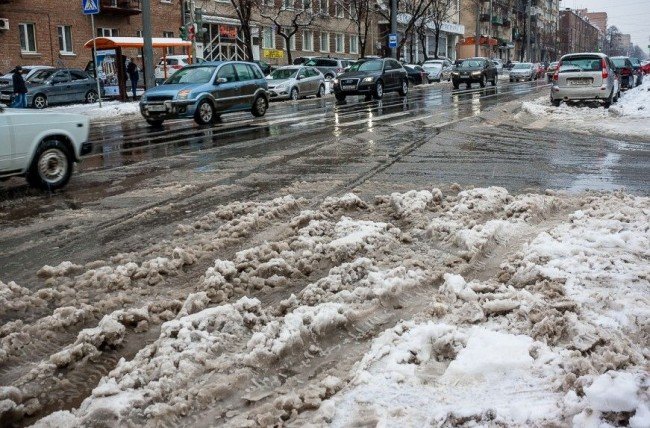 РОСТОВ. Сильный снегопад с дождем обещают ростовчанам в ближайшие дни
