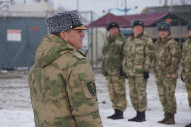 В ОГВС на Сев. Кавказе прошли мероприятия, посвященные окончанию служебной командировки военнослужащих Росгвардии