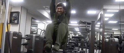 ЧЕЧНЯ.  Кадыров записал мотивационный ролик в спортзале и посвятил его судьбе
