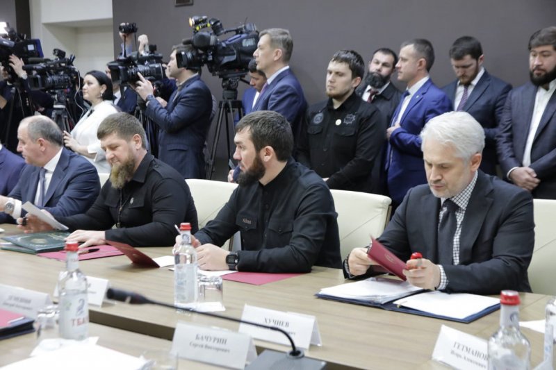 ЧЕЧНЯ. Р. Кадыров принял участие в совещании Секретаря Совбеза России