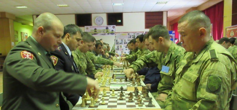 ЧЕЧНЯ. Военнослужащие из Чеченской Республики стали призерами первенства СКФО по шахматам