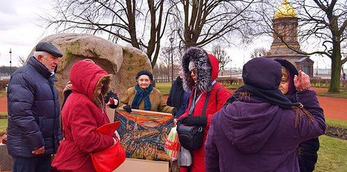 ИНГУШЕТИЯ. Акция в память о жертвах депортации вызвала интерес у петербургской молодежи