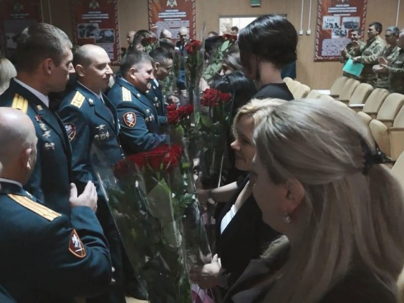 ЧЕЧНЯ. В Объединенной группировке войск (сил)  на Северном Кавказе отметили Международный женский день