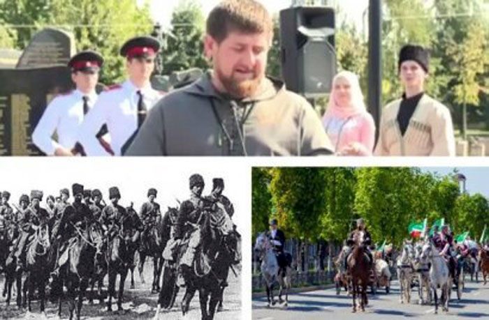 В Грозном установлены мемориальные плиты памяти героев Чеченского полка Кавказской  дивизии
