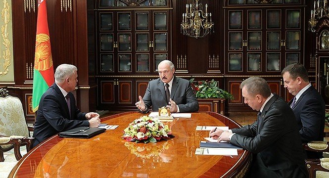 АДЫГЕЯ. Президент Беларуси Александр Лукашенко встретился с Генеральным секретарем ОДКБ Станиславом Засем