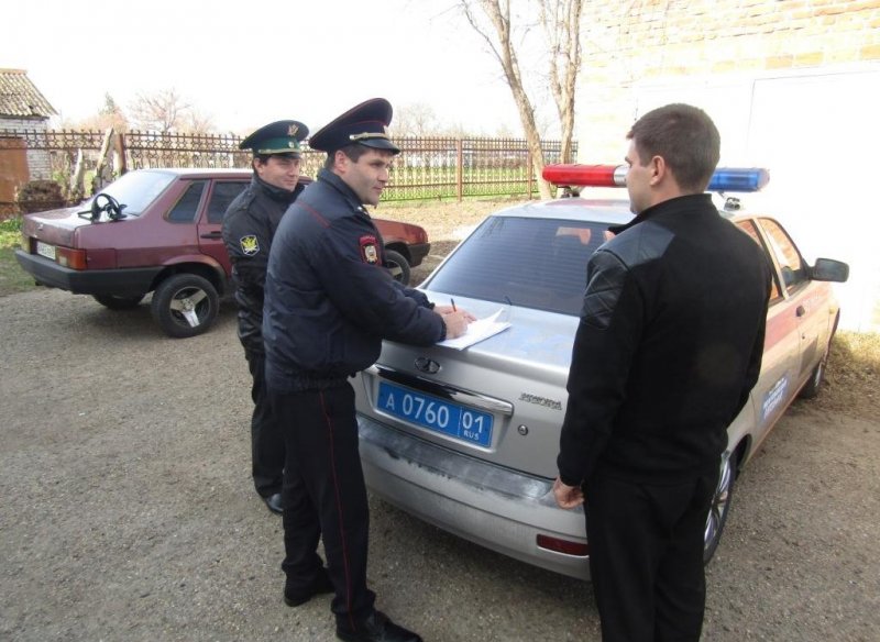 АДЫГЕЯ. В Красногвардейском районе полицейские и судебные приставы провели акцию «Должник»