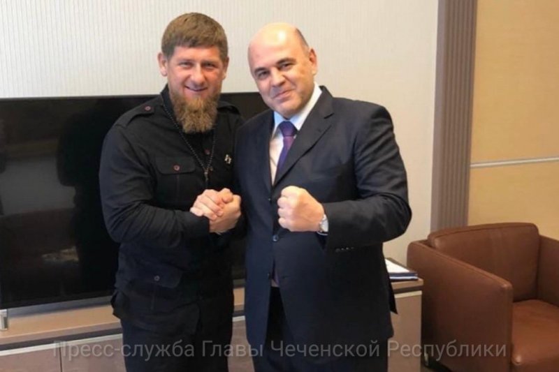 ЧЕЧНЯ. Р. Кадыров поздравил М. Мишустина с днем рождения