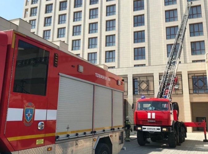 ЧЕЧНЯ. Работников гостиницы «The Local» обучили порядку действий при пожаре