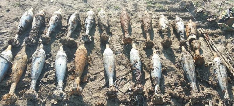 ЧЕЧНЯ. В Чечне военнослужащие Росгвардии уничтожили артиллерийские мины, пролежавшие много лет в земле