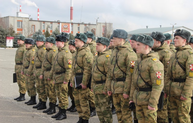 ЧЕЧНЯ. В Грозненском соединении Росгвардии началась войсковая стажировка будущих офицеров из Петербурга
