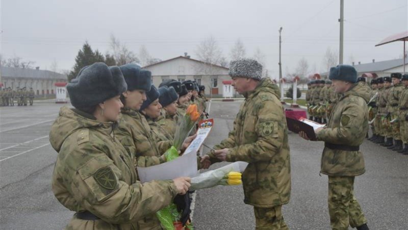 ЧЕЧНЯ. В грозненском соединении Росгвардии состоялись торжества, посвященные Международному женскому дню