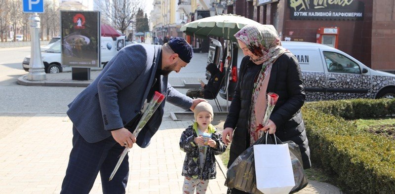 ЧЕЧНЯ. На улицах Грозного прошла традиционная акция в Международный женский день