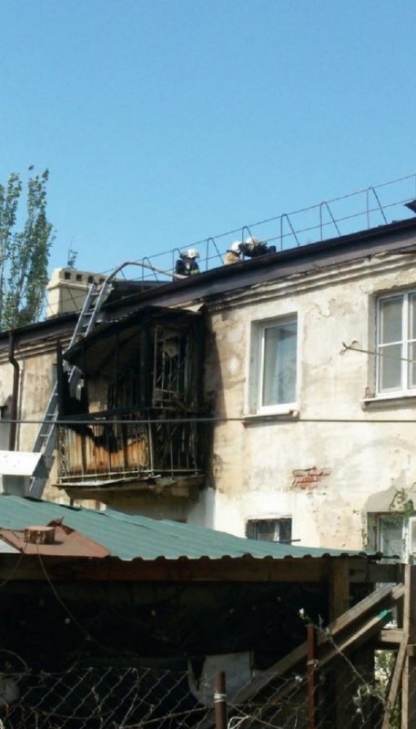 АСТРАХАНЬ. Астраханка пострадала во время пожара на балконе
