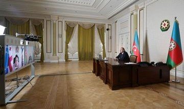 АЗЕРБАЙДЖАН. Ильхам Алиев и Саломе Зурабишвили провели телефонный разговор по видеосвязи