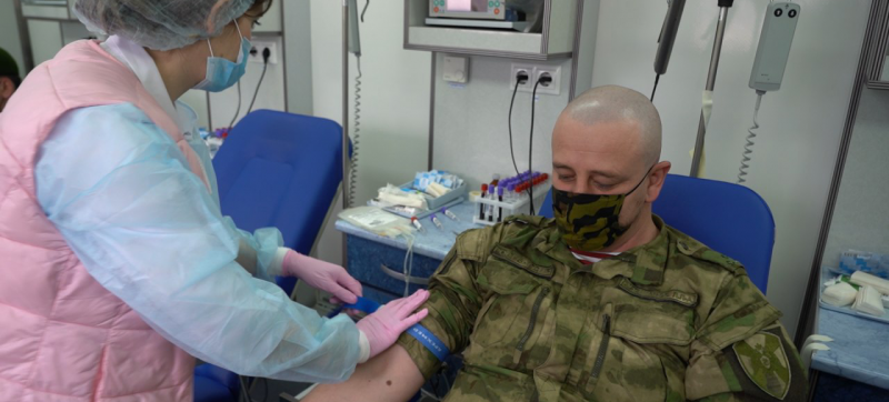 ЧЕЧНЯ. Более 50 сотрудников Управления Росгвардии по ЧР пополнили банк донорской крови
