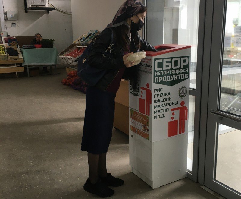 ЧЕЧНЯ. Участники акции #МыВместе в Чечне начали развозить продукты из «тележек добра» жителям Грозного