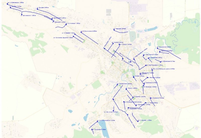 ЧЕЧНЯ. Улицы Грозного, на которых в 2020 году пройдут ремонтные работы в рамках нацпроекта
