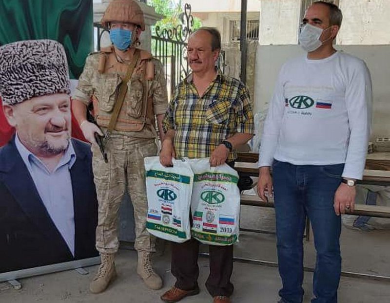ЧЕЧНЯ. Фонд Кадырова провел благотворительную акцию для 12 500 жителей Сирии