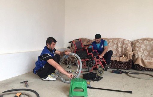 ЧЕЧНЯ. В ЧР организовали выездную мастерскую по ремонту инвалидных колясок