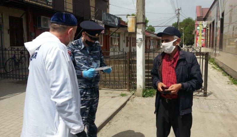 ЧЕЧНЯ. В ЧР проходят общественные рейды по выявлению нарушителей режима самоизоляции